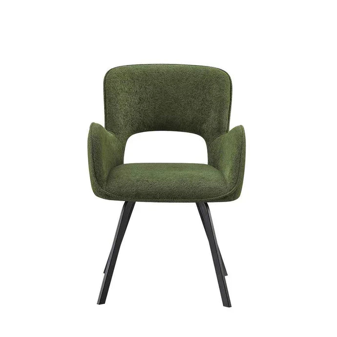 BRUTAS AUTO SPIN GREEN DINING CHAIR (SET OF 2)