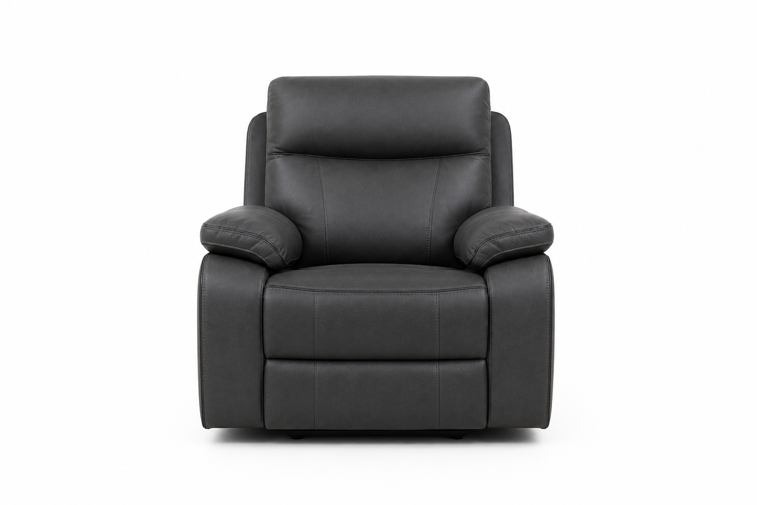 Varetti Recliner Sofa Charcoal — Electric