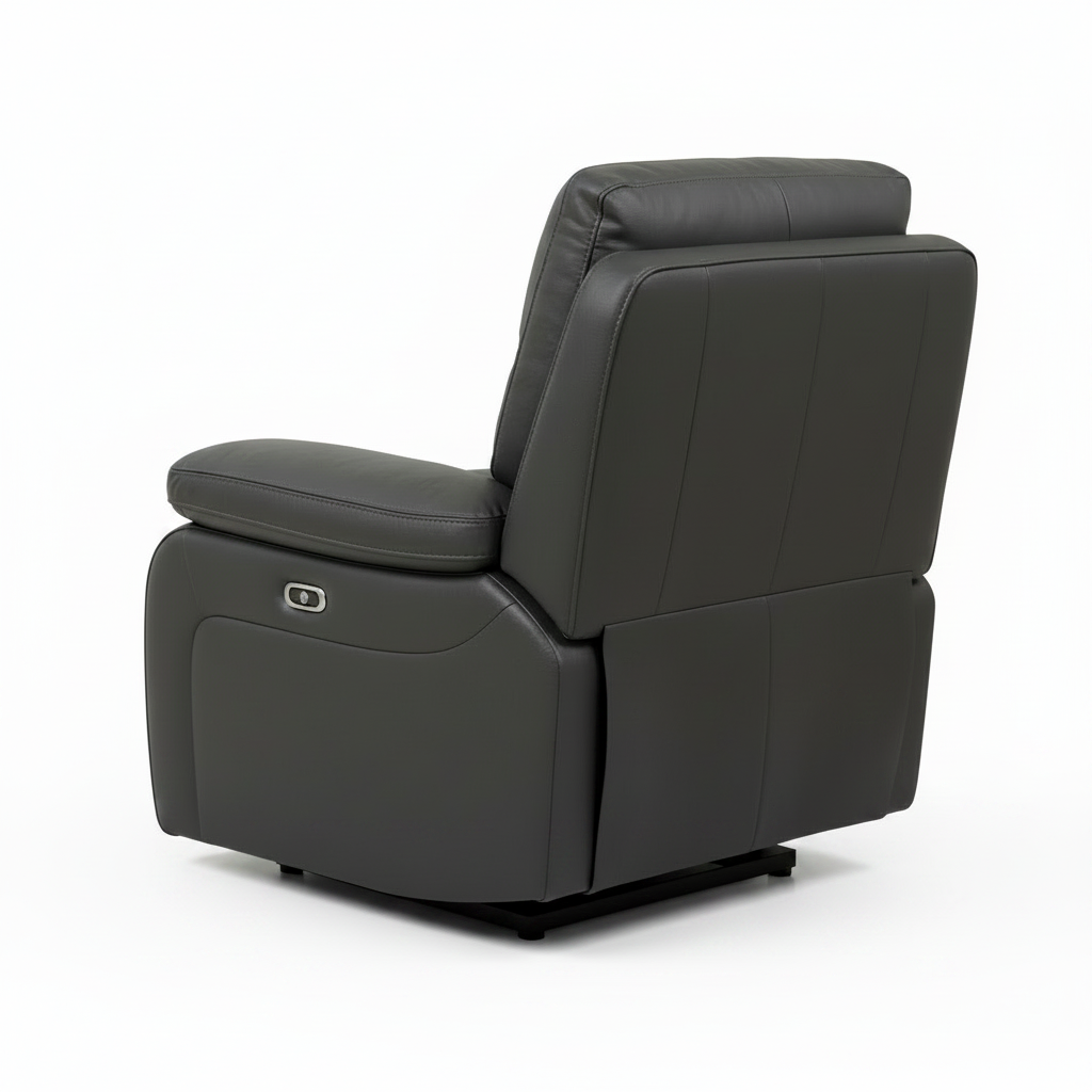 Varetti Recliner Sofa Charcoal — Electric