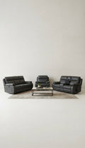 Varetti Recliner Sofa Charcoal — Electric
