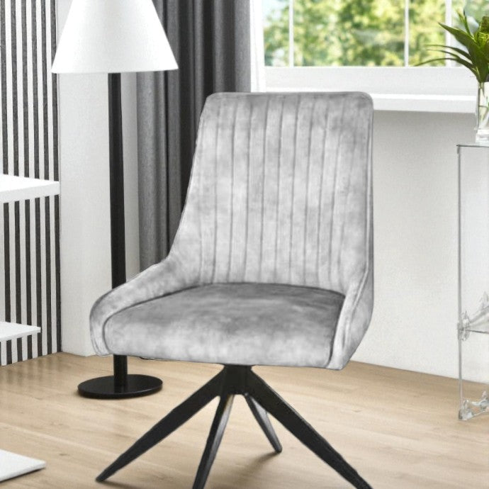 SAVONA DINING TABLE WITH 6 RUSSEL GREY CHAIRS DINING SET