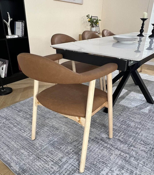 TORINO PU DINING CHAIR (SET OF 4)