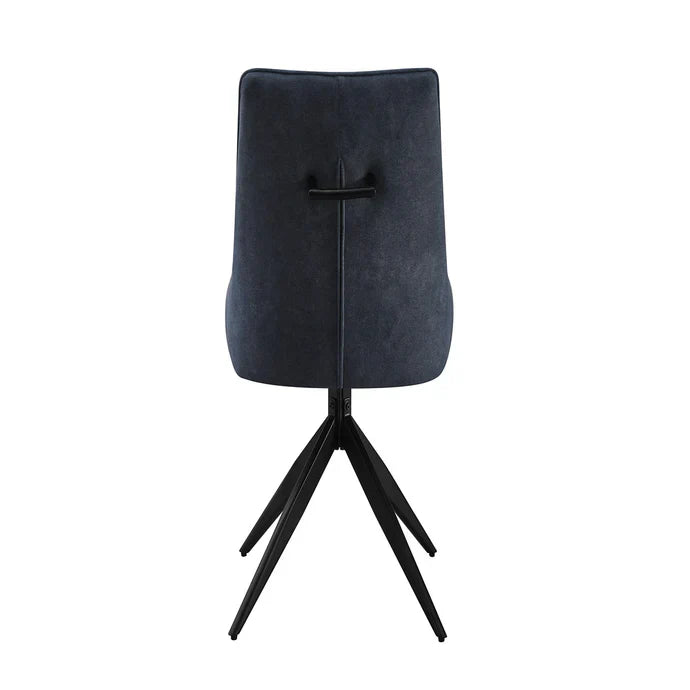 RUSSELL SPIN BLUE DINING CHAIR (SET OF 2)