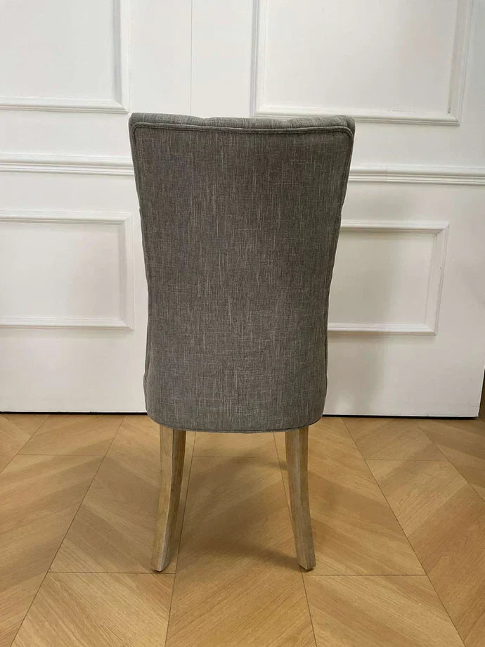 ANDREA LIGHT GREY DINING CHAIR (SET OF 2)