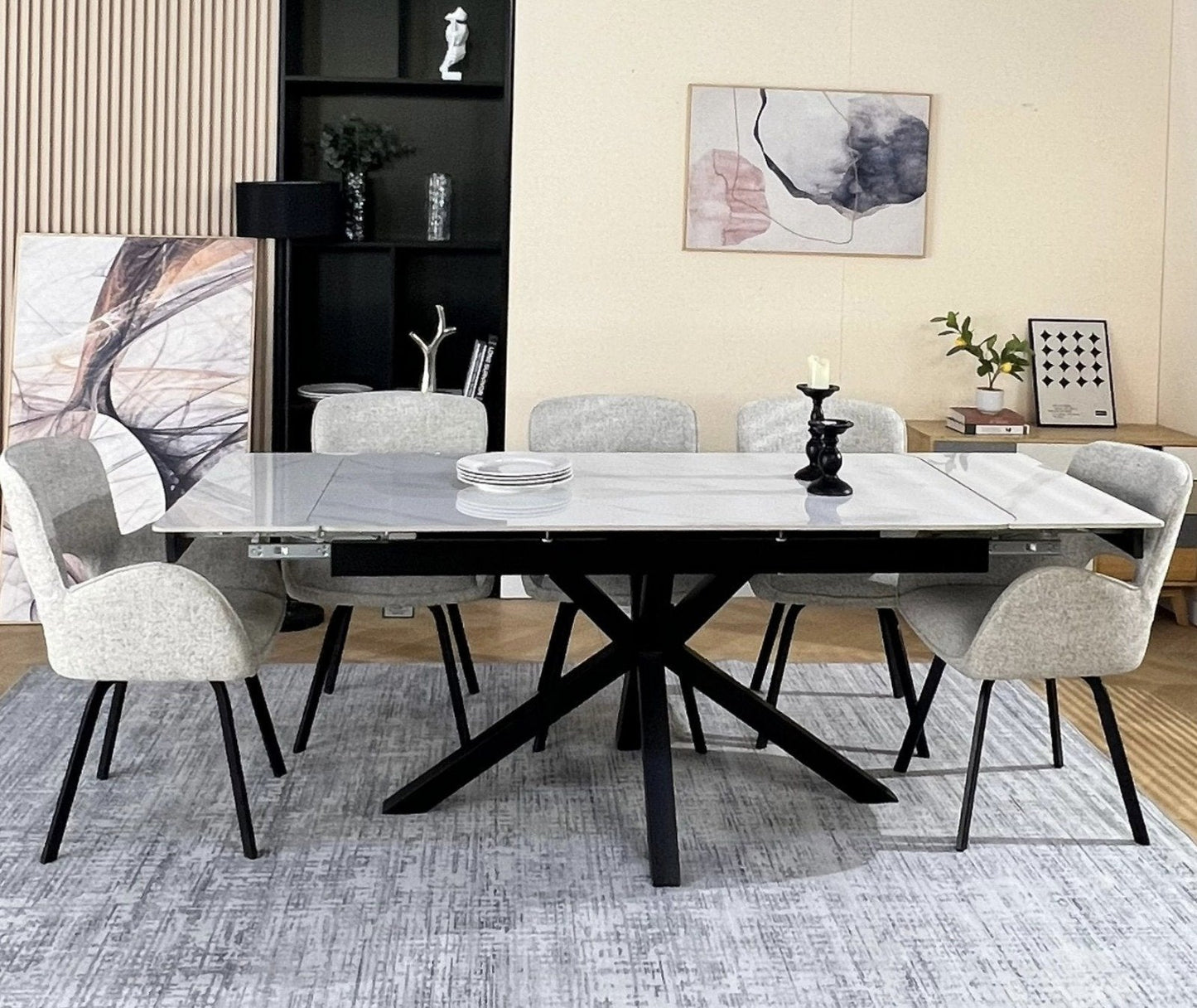 SAVONA DINING TABLE GREY